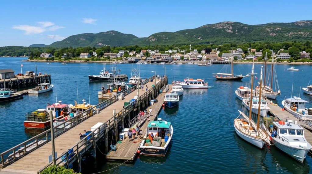 Things to Do in Bar Harbor, Maine 10 Boats docked at the town pier in Bar Harbor