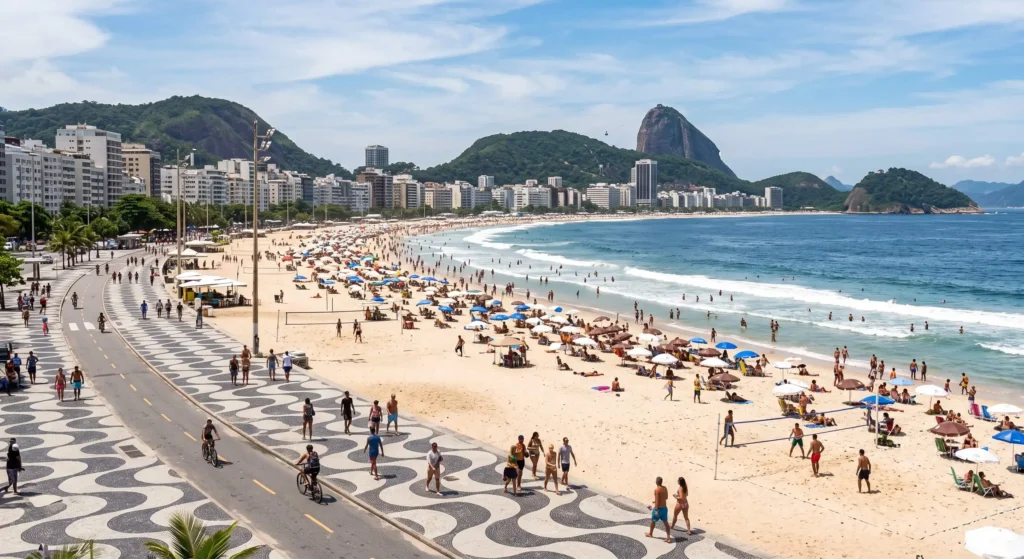 Things to Do in Rio de Janeiro, Brazil 4 Copacabana beach and its wave-pattern promenade in Rio de Janeiro