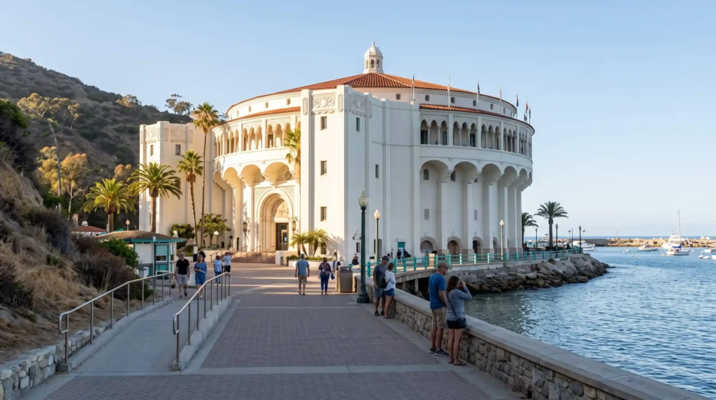 Catalina Island Day Trip and How to Spend Six Hours in Avalon 4 Catalina Casino building in Avalon
