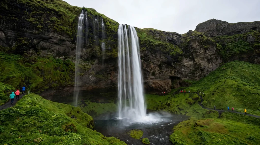 5 Day Trip to Iceland Across the Golden Circle, South Coast and Reykjavík 4 Seljalandsfoss waterfall on the South Coast of Iceland