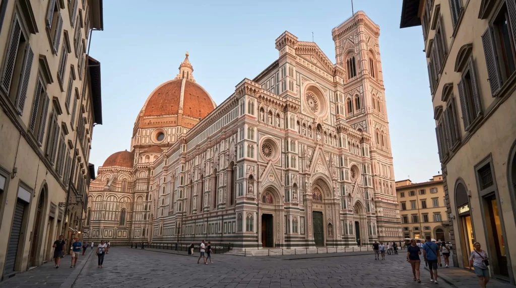 10 Days in Italy by Train Through Rome, Florence and Venice 5 Florence Cathedral with its marble facade and red dome