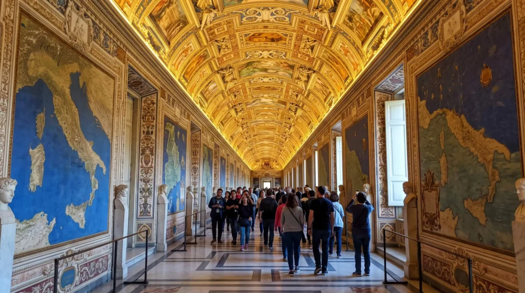 10 Days in Italy by Train Through Rome, Florence and Venice 3 Gallery of Maps inside the Vatican Museums in Rome