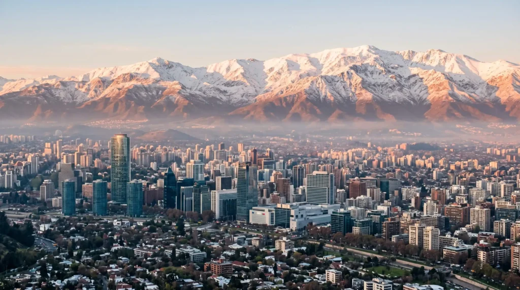 Things to Do in Santiago, Chile Across Hills, Museums and Wine Country 10 Santiago, Chile skyline with the snow-covered Andes behind the city